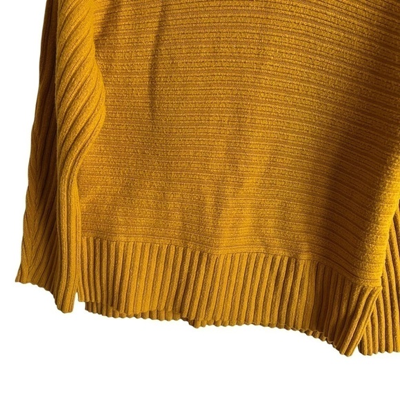 MOTH x ANTHROPOLOGIE Mustard Brenta Cowl Neck Sweater - Picture 5 of 10